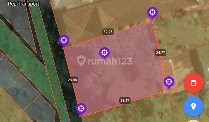 Tanah:785 M2(7,85 are) super langka siap Bangun Di taman sari Dekat sekolahan Bali kiddy school Kerobokan Bali  4
