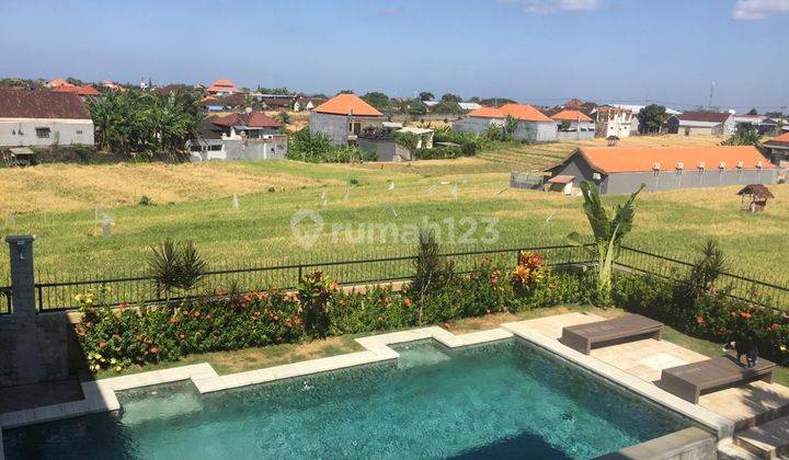 Villa Luxury  full view sawah super langka siap Huni Di Tibubeneng Utara Canggu Bali  11