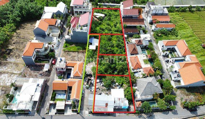 Land: super rare villa plot ready to build in Abasan Canggu Bali  1