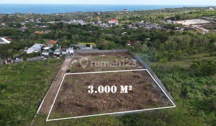 Tanah :3000 M2( 30 Are )  Ocean View Super Langka & Murah Siap Bangun Di Ungasan ,jimbaran Bali  1