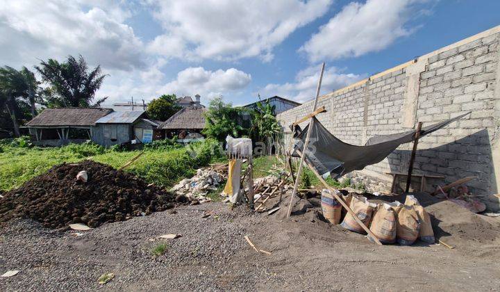 Land: 600 M2 (6 are) super rare ready to build on Jalan Raya Baru Canggu shortcut Canggu Bali 1