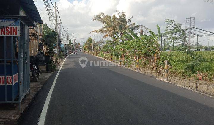 Tanah:1340 M2(13,4 are) super langka siap Bangun Di jalan utama Tumbak Bayuh Badung Bali  1