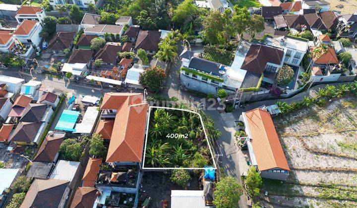 Tanah :400 M2(4 Are ) Super Langka Siap Bangun Di Jln Utama Kayu Tulang Utara Canggu Bali  2