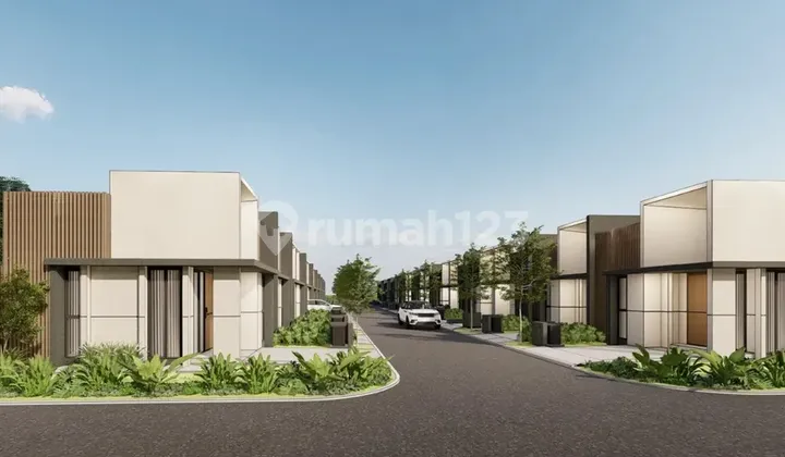 DIJUAL Rumah 1 Lantai Modern Tipe ARBORA di Cluster AREL | TERRANEA HOMES SERPONG