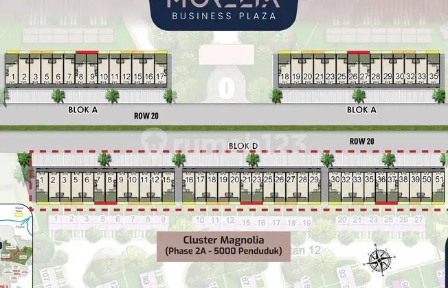 FOR SALE Corner Ruko Monaco | MORELIA Business Plaza Tenjo Bogor 2