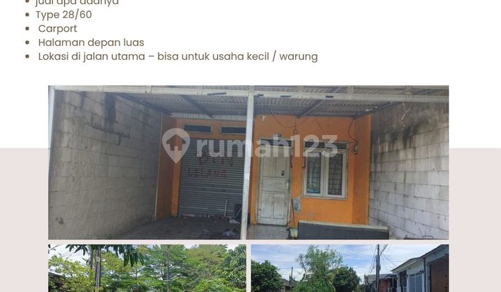 Dijual rumah di Jalan utama Kota Batara, cisoka - tangerang. (CASH ONLY).