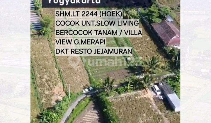 Tanah SHM Cocok Unt.villa /Slow Living.view G.merapi Tanah SHM Cocok Unt.villa /Slow Living.view G.merapi