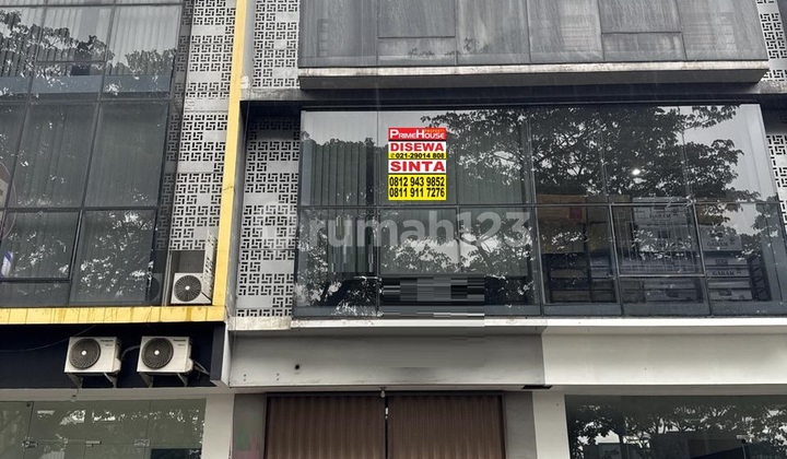 For Rent 3-Story Shop House Icon Business BSD City. Ready-to-Use Shop House.