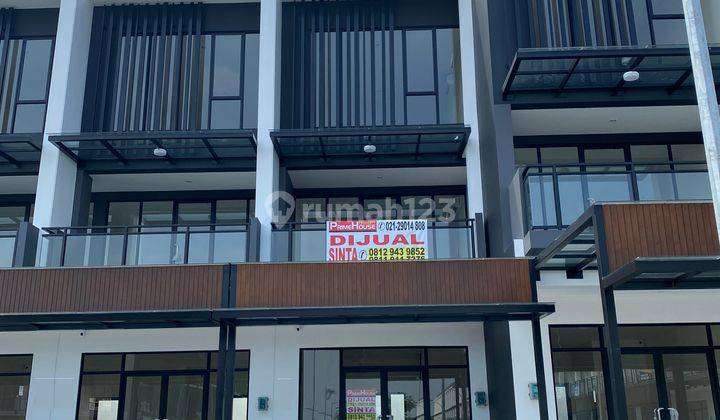 Dijual Ruko Bagus 3 Lantai Tipe Alfresco Hampton Promenade Gading Serpong