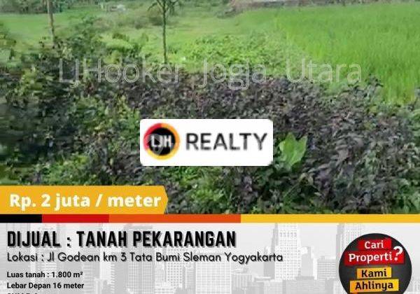 Tanah Pekarangan Strategis di Jalan Godean KM 4 1