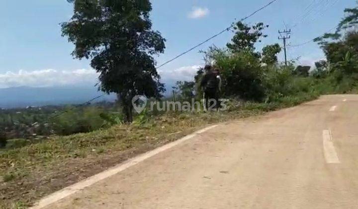 Tanah strategis subur.3menit dari jl nasional.view bagus.air berlimpah cugenang cianjur 2