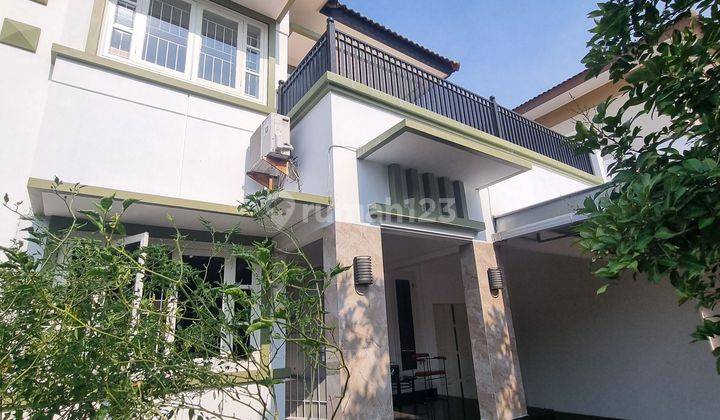 Jual Rumah Cluster Depan Di Perum. Mewah Candi Golf Semarang, , Semi Furnished , Lt.259 Lb.200,kondisi Bagus Full Renovasi!! Harga Masih Negoo!!!  1