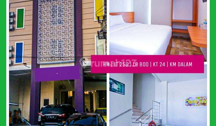 JUAL Hotel Baru masih beroperasi, Lift,Tengah Kota Semarang,2 min ke Pintu Tol Gayamsari,5 lt,24 Kmr 2