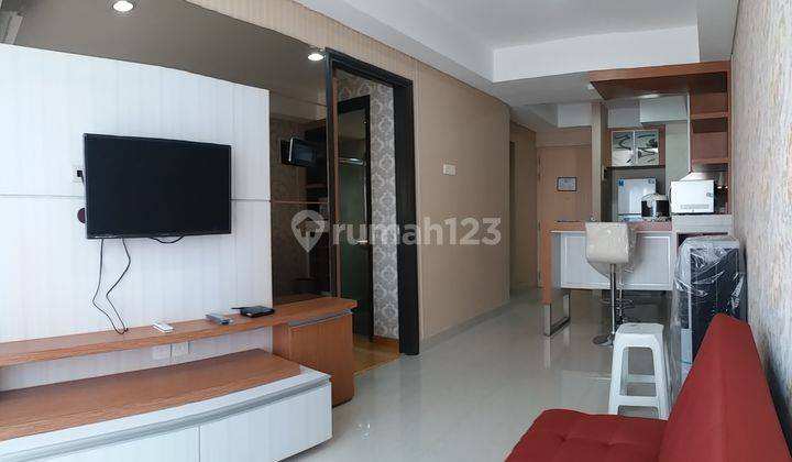 MURAH MG SUITES APARTEMEN DI PUSAT KOTA YG SIAP HUNI, FULL FURNISH , TIPE 1 BED ROOM LUAS 47M2 , LANTAI PREMIUM ,KONDISI BAGUS DAN LENGKAP 1