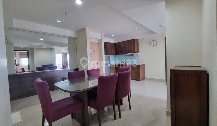 Mg suite apartemen tengah kota 3 bed room, luas dan siap pakai ..balkon luas 1