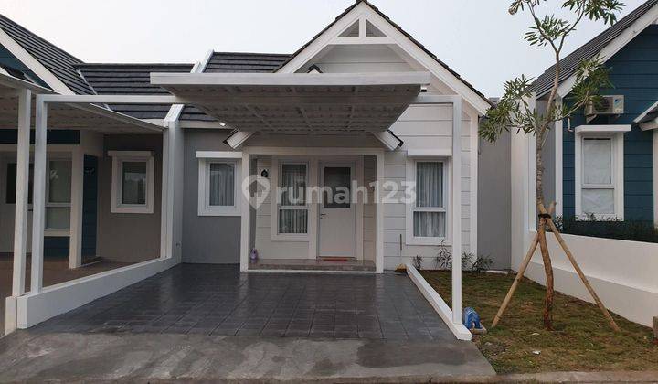 JUAL CEPAT  RUMAH BARU 3 KAMAR , Kini udah Fully furnished , Kanopi Alderon teras depan Belakang ,R Keluarga Luas , DI CLUSTER DI VICTORIA HIGHLAND CITRALAND BSB .LOKASI BAGUS DI DEPAN  2