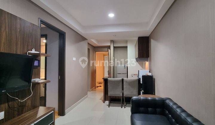 JUAL MURAH APARTEMEN 1 BED ROOM,Luas 45m2 , FULLY FURNISHED, BALKON LUAS ,TINGGAL BAWA KOPER  1