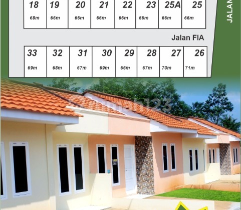 Rumah Cluster Minimalis Dekat Stasiun Kereta Dan Kampus Unpam 2