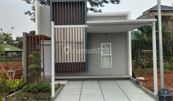 Rumah Cluster Milenial di Tepi Jalan Raya Parung Bogor Dp 5JUTA  1