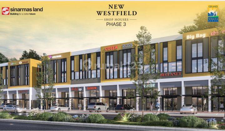 New Westfield Ruko Grand Wisata Bekasi Free Mezzanine + Insentif Usaha 75 Juta 1