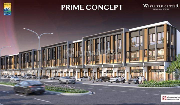 Ruko Westfield Center Grand Wisata Harga Perdana Free PPN 50% DP 0% Diskon 50 Juta  2