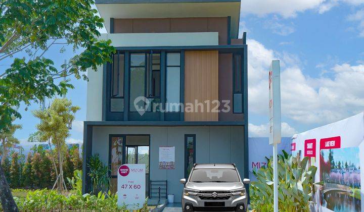 Cluster Mizumi Lake Residence Cinity Cikarang Rumah Modern Gaya Jepang Harga Mulai 500 Jutaan  1