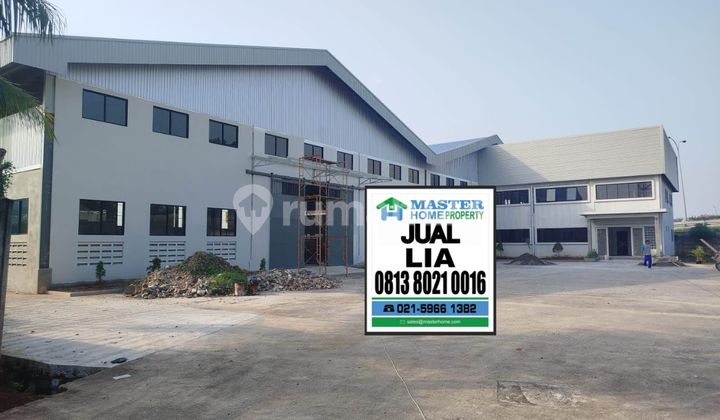 Dijual Pabrik Baru Siap Pakai Akses Kontainer & Fasilitas Lengkap