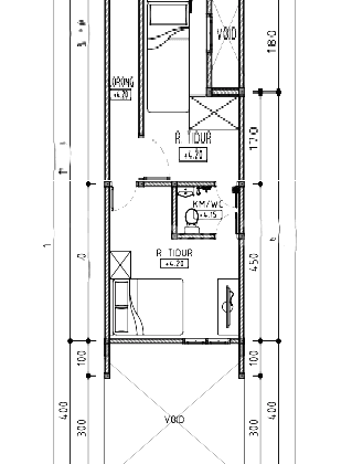 Rumah Baru. Tanjung Duren. 3 Lantai. 4x19. Jalan 2 Mobil. 2