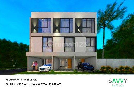 Rumah Baru. Taman Ratu Duri. 3 Lantai. 5x11. Jalan 2 Mobil 1