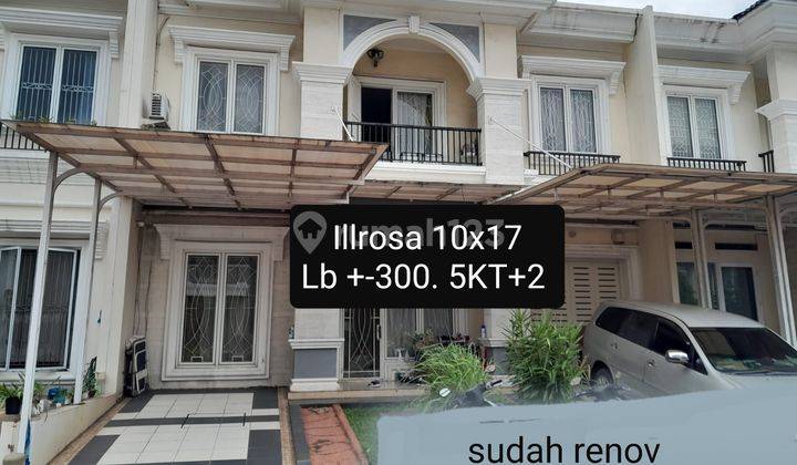 CLUSTER ILLROSA. GADING SERPONG. RUMAH DEKAT MALL SMS. KT5+2 1