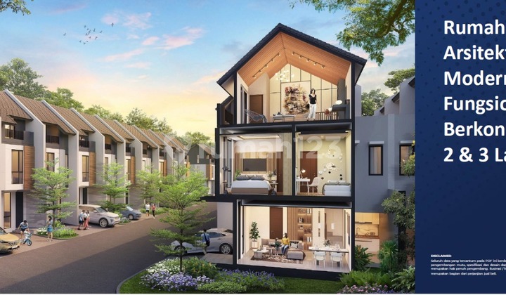 Rumah 2LT 5x10 Luxury New Cluster CHELIA di Summarecon Crown Gading 2