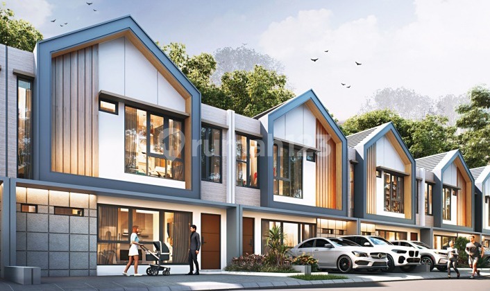 Brand New Rumah Lebar 8 2Lt  Modern Mansion Garden Cilincing