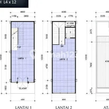 Ruko Jbd 2Lt 4X12 48M Jgc Jakarta Garden City Cakung 2