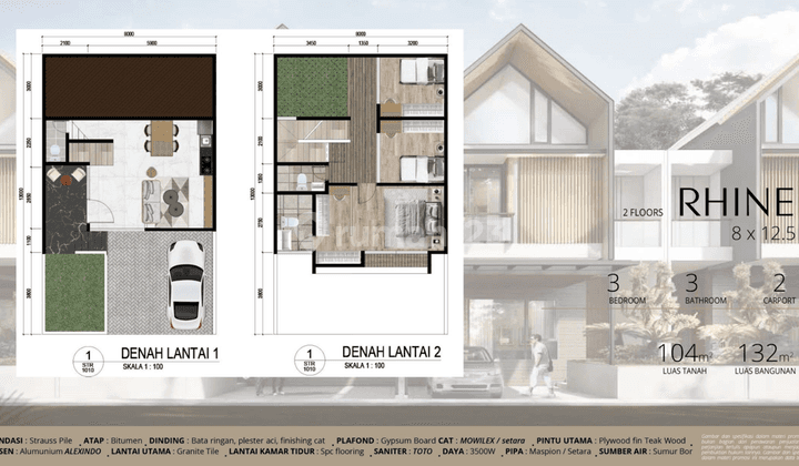 Rumah Baru di Komplek Area Setraduta Bandung. 2