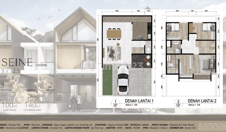 Rumah Baru di Komplek Area Setraduta Bandung. 2