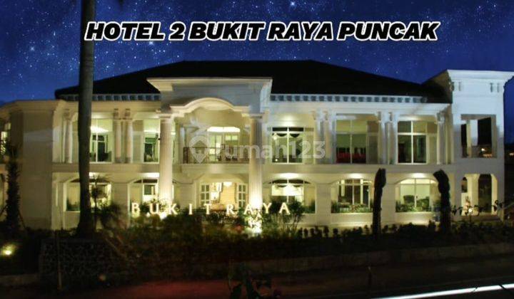 Hotel Bukit Raya Puncak Luas Tanah.6728m2..hotel Yang Sangat Strategis Pinggir Jalan Cipanas.wow Dptkan 2