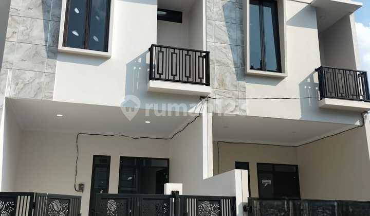 Dijual Rumah Modern 2 Lantai Full di Harapan Indah Selangkah Dari Jalur Transportasi Umum