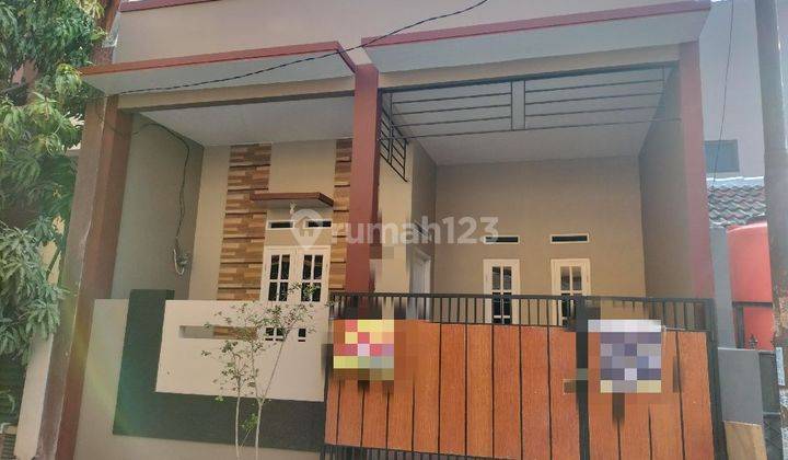 Harga Terjangkau.. Rumah Minimalis Ungu Dekat Jalan Raya Di Pondok Ungu Permai  1