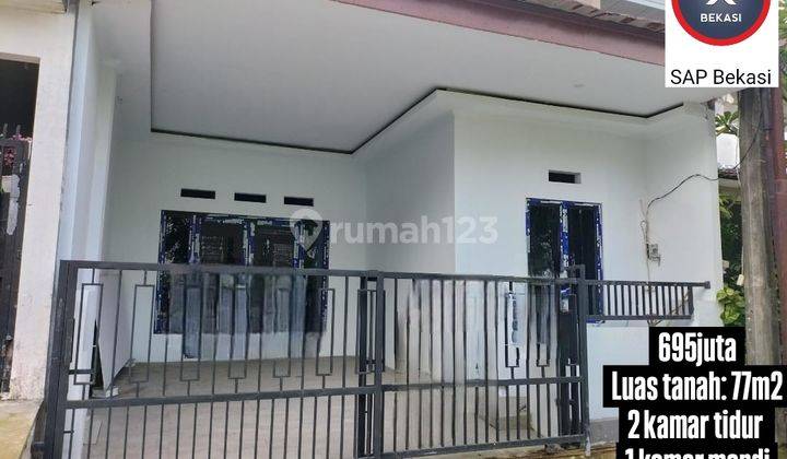 HARGA EKONOMIS!! Rumah Baru LUAS 77m2 di Harapan Indah  1