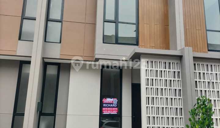 For Rent Minimalist Brown 2-Story House in Viola Cluster, Summarecon Crown Gading 1