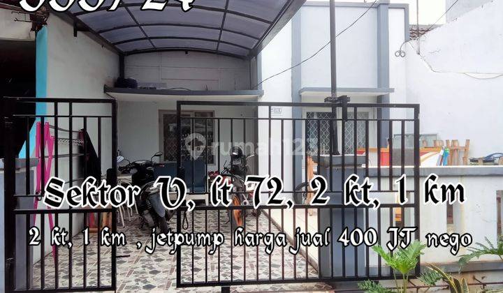 Rumah Sederhana di Pondok Ungu Sektor V Harga Merana 4728 Mar 1