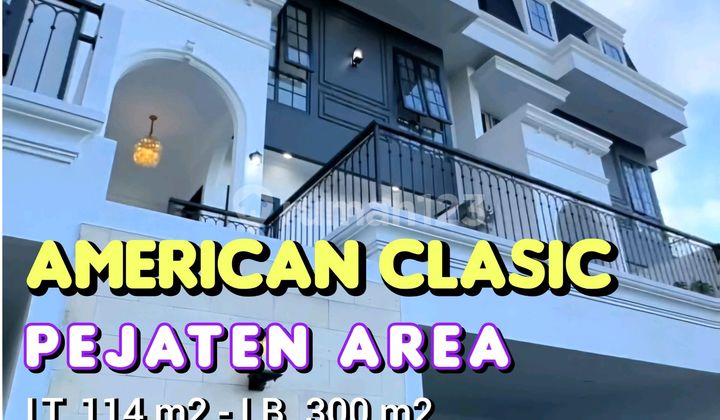 Rumah Dijual Pejaten Barat American Clasic 7 Unit Terbatas. 