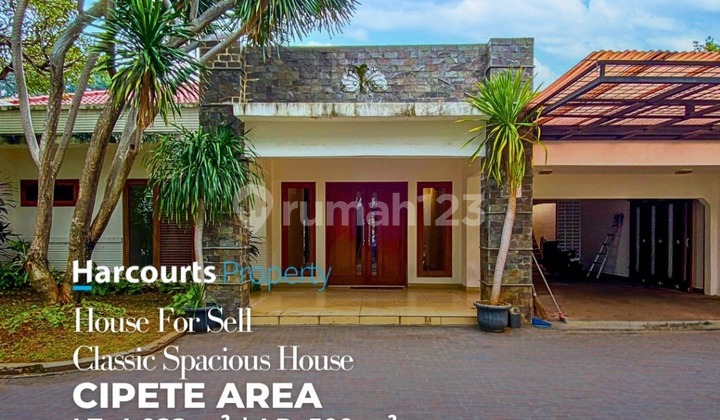 Rumah Cipete Murah Lt.1033 Open 20 Juta Per M2 Nego Tenang Asri