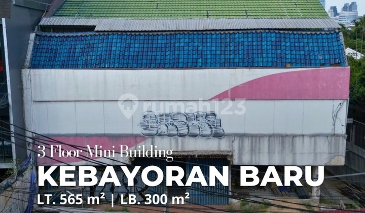 Jual Gedung Kebayoran Baru Kramat Pela Raya 3 Lantai Langka