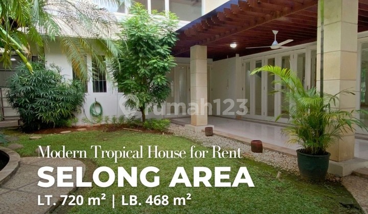 Sewa Kebayoran Baru Area Elite Selong Hunian Maupun Silent Office