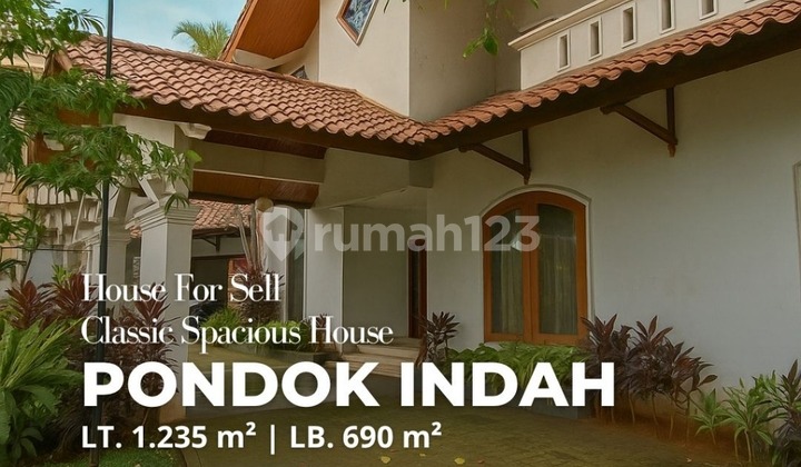 Rumah Pondok Indah Murah Hanya 36 Jt Per Meter Dapat Lt.1.235 M2
