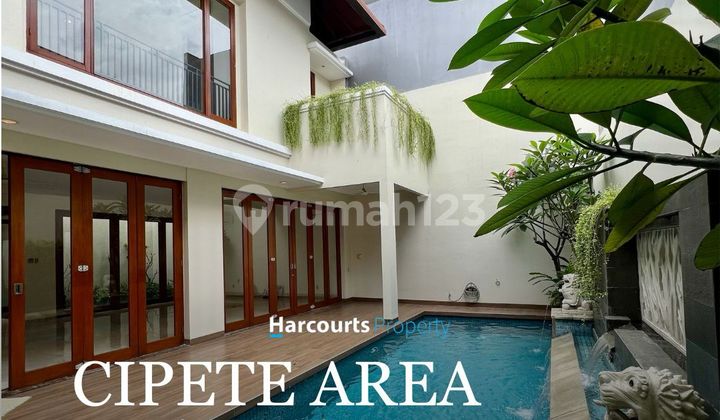 Rumah Cipete Modern Tropis Siap Huni 5 Menit Ke Sekolah Prancis 