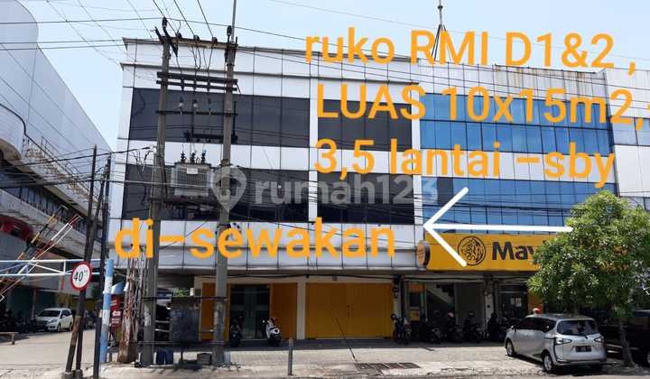 FOR RENT: RUKO RMI 3.5 FLOORS READY TO USE STRATEGIC LOCATION SURABAYA CITY FD 234
