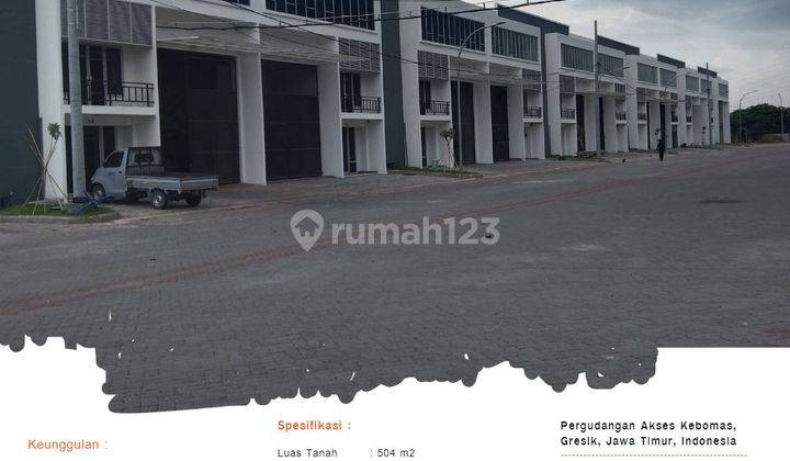 Jual Gudang Gresik Tinggi 9 Meter Cocok Untuk Industri Racking 1