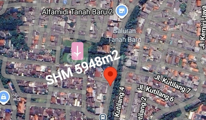 Land for Rent Depok Beji Tanah Baru Street Near Sawangan Toll Road Depok Land for Rent